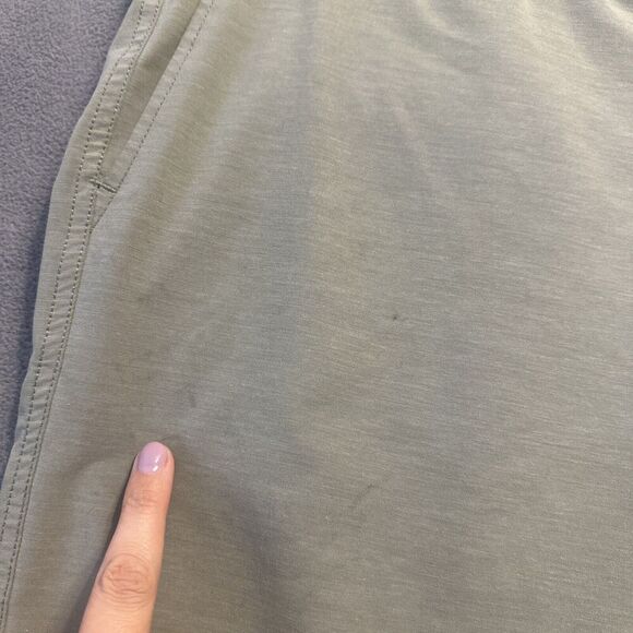 Faherty All Day Shorts Chino Drawstring Waist Casual Mens Size 36 Olive Green - Picture 4 of 13